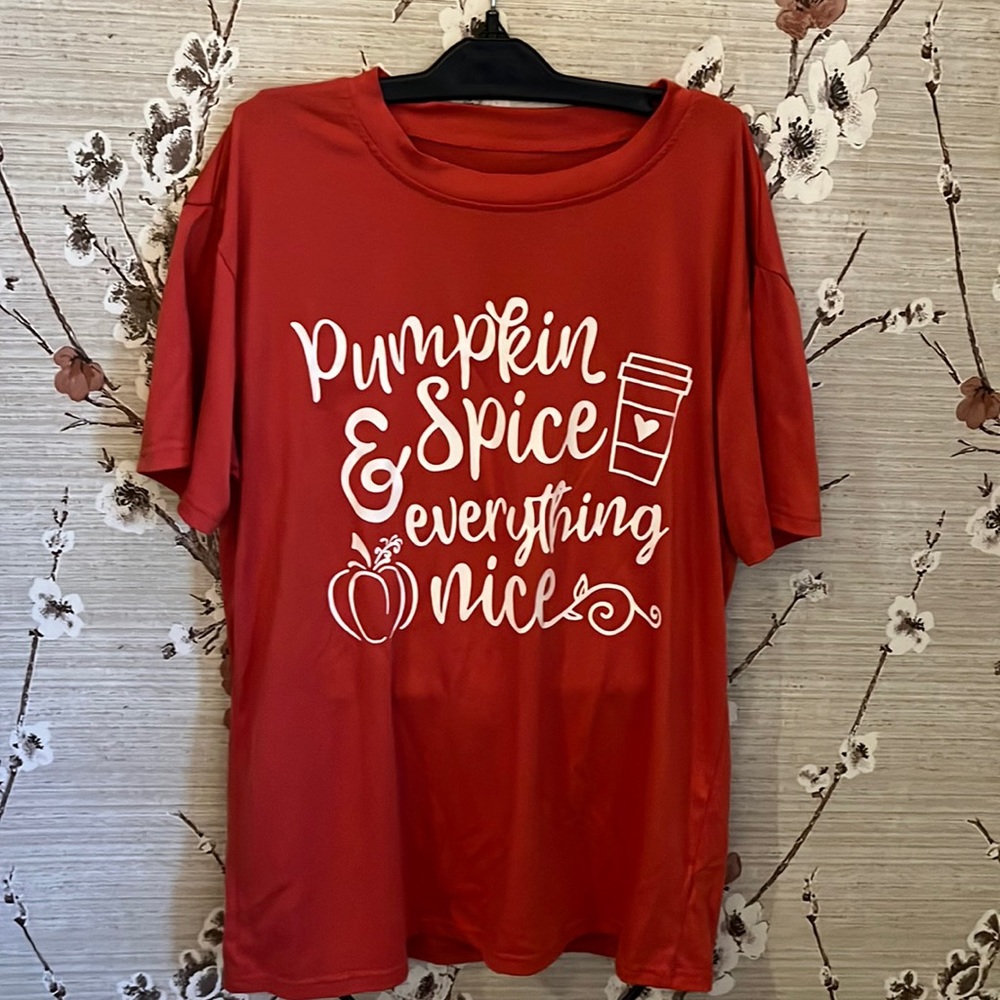 Pumpkin spice t shirt
